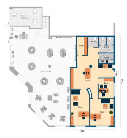 Adenauer 32 - 107 m² Büro/Praxis